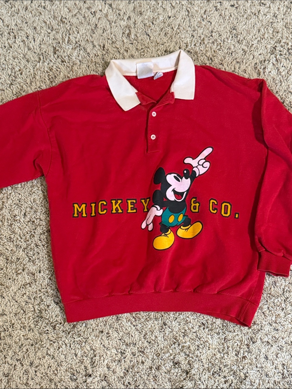 Vintage Mickey Mouse sweatshirt